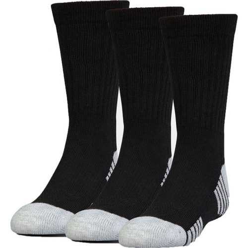 Unisex zokni Under Armour UA Heatgear Crew - 3 pár  fekete Under armour