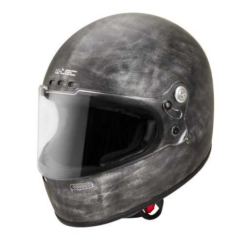 Bukósisak W-TEC Cruder Brindle  csíkos ezüst  S (55-56) W-tec