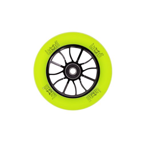Roller kerék LMT S 110 mm ABEC 9 csapággyal  fekete-zöld Lmt