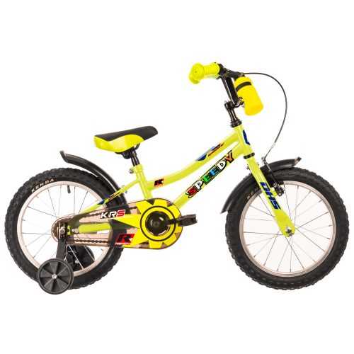 Gyerek kerékpár DHS Speedy 1601 16"  Zöld / Sárga Dhs