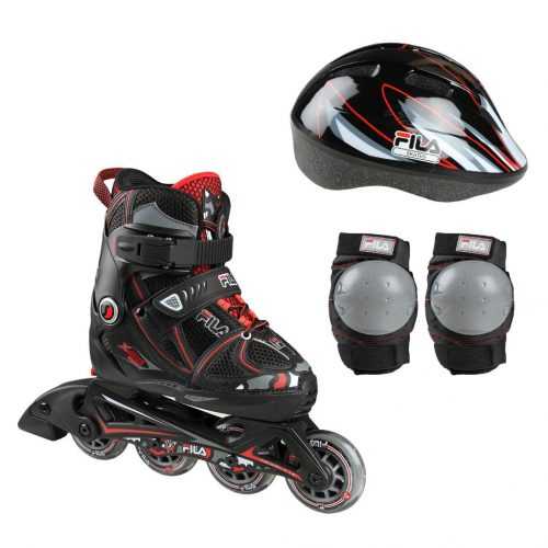 Gyermek görkorcsolya szett Fila X-One Combo 3 Set  XL(38-41) Fila