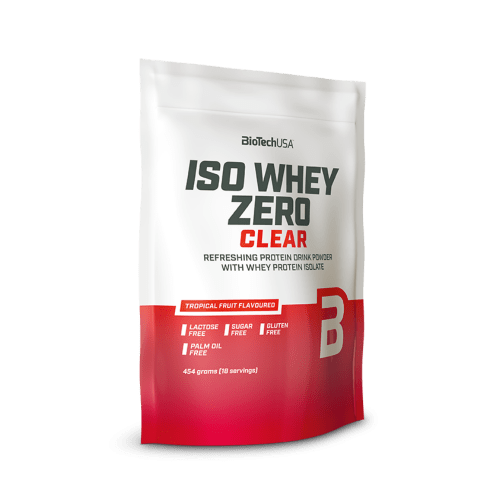 Iso Whey Zero Clear 454g  trópusi gyümölcs Biotech