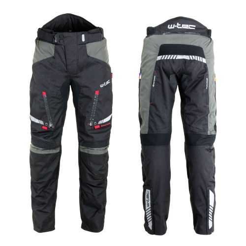 Motoros nadrág W-TEC Excellent  Vihar szürke  3XL W-tec