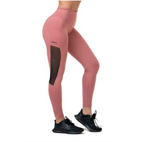 Női leggings magas derékkal Nebbia Mesh 573  Old Rose  L Nebbia