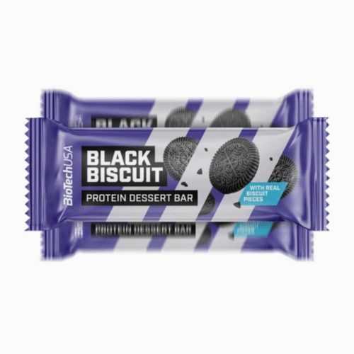 Protein Dessert Bar 50g Black Biscuit Biotech