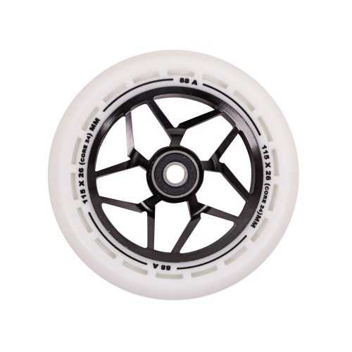 Roller kerék LMT L Wheel 115 mm ABEC 9 csapággyal  fekete-fehér Lmt