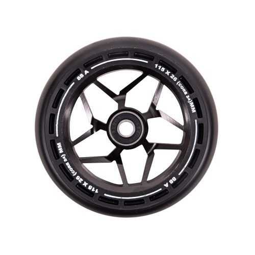Roller kerék LMT L Wheel 115 mm ABEC 9 csapággyal  fekete-fekete Lmt