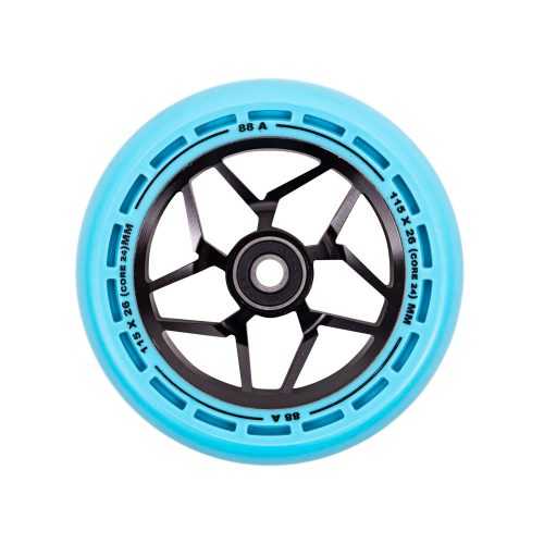 Roller kerék LMT L Wheel 115 mm ABEC 9 csapággyal  fekete-kék Lmt