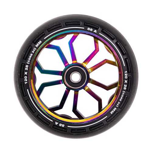 Roller kerék LMT XL Wheel 120 mm ABEC 9 csapággyal  neokróm Lmt