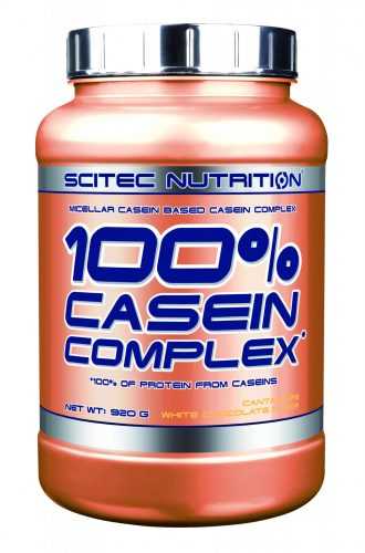 Scitec 100% Casein Complex 920g  sárga dinnye-fehércsoki Scitec