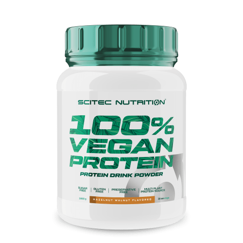 Scitec 100% Vegan Protein 1000g  mogyoró-dió Scitec