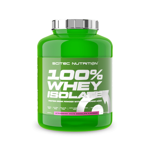 Scitec 100% Whey Isolate 2000g  eper-fehércsoki Scitec