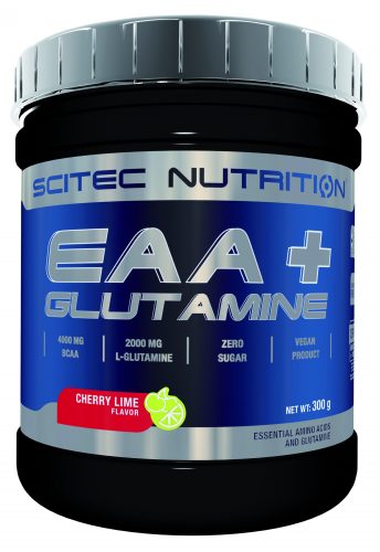 Scitec EAA + Glutamine 300 gr.  cseresznye-lime Scitec