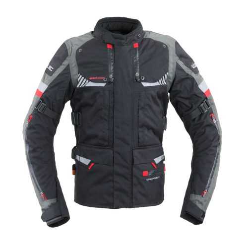 Túra motoros kabát W-TEC Excellenta Evo  Vihar szürke  5XL W-tec