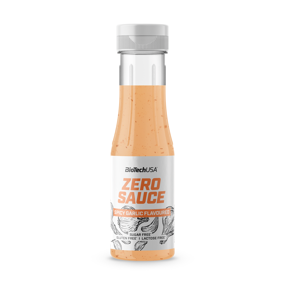 Biotech Zero Sauce 350ml Fűszeres Fokhagyma Biotech