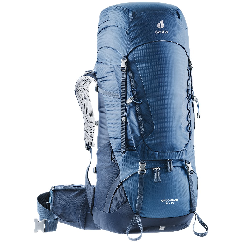 Expedíciós hátizsák Deuter Aircontact 55 + 10  Midnight Navy Deuter