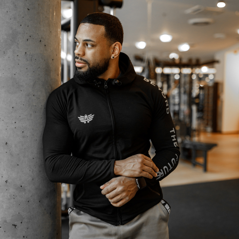 Férfi Slim Fit pulcsi Beyond the Future