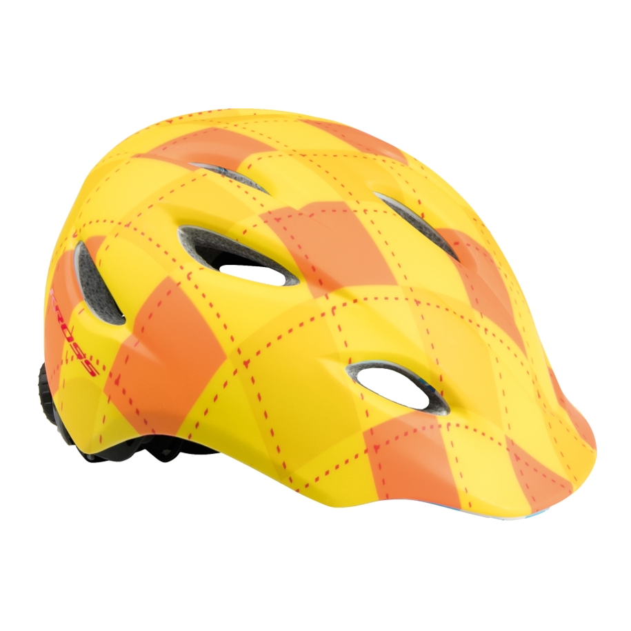 Gyerek kerékpár sisak Kross Infano  sárga/narancssárga  XS(48-52) Kross