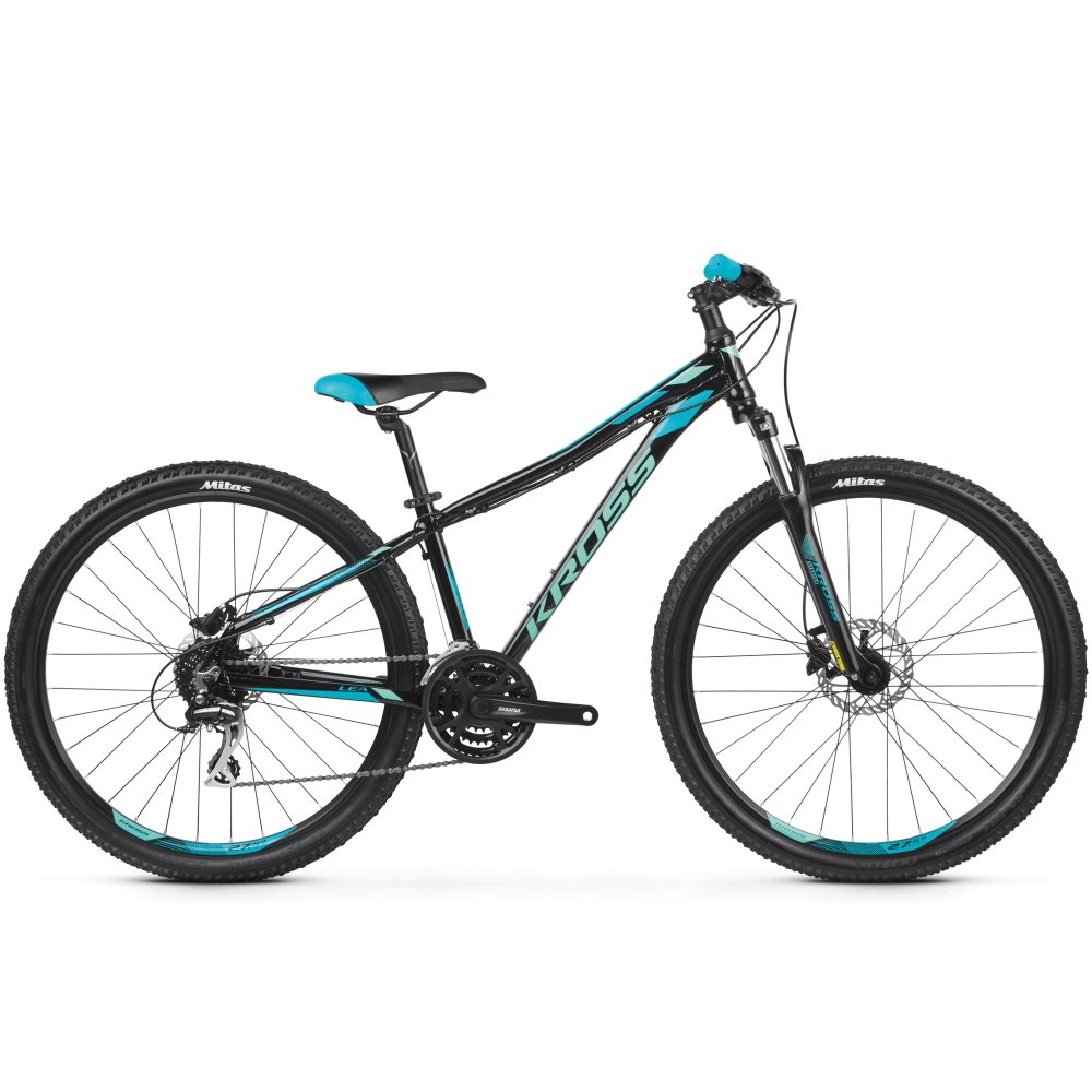 Női mountain bike kerékpár Kross Lea 5.0 29"  fekete-türkiz Kross