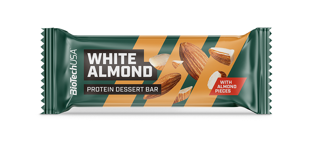 Protein Dessert Bar fehérjeszelet 50g White Almond Biotech
