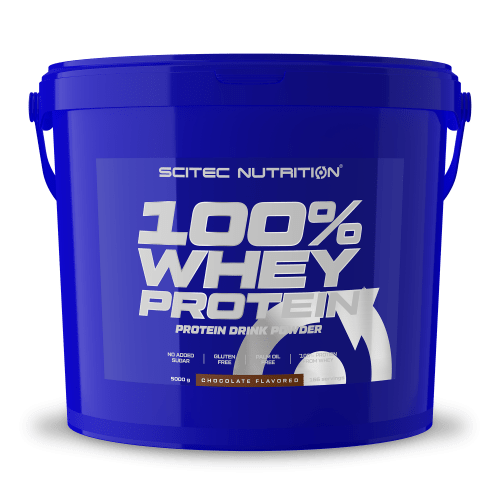 Scitec 100% Whey Protein 5000g  fehércsokoládé Scitec