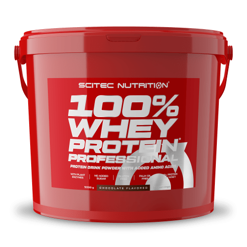 Scitec 100% Whey Protein Professional 5000g  eper-fehércsoki Scitec