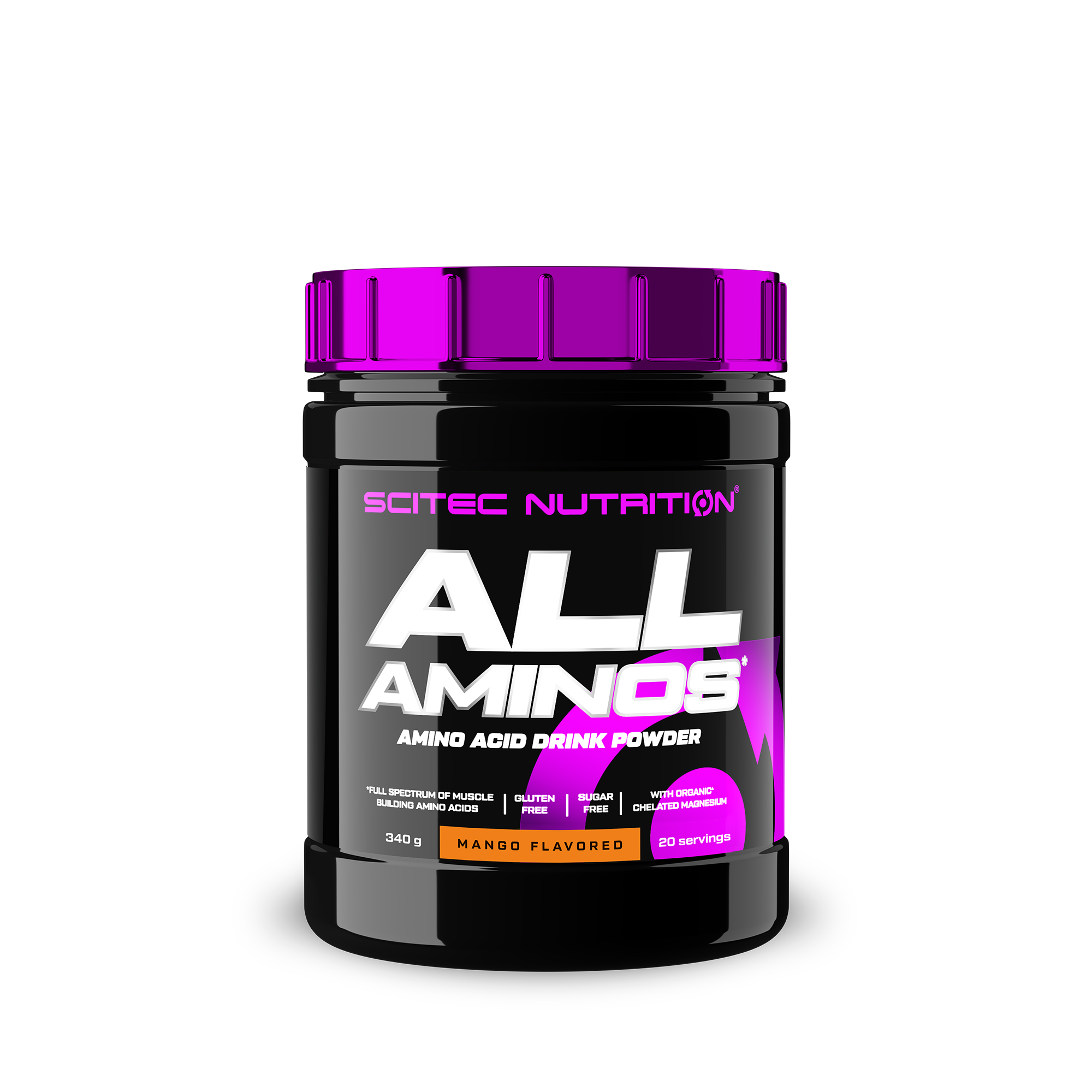 Scitec All Aminos 340g  zöldtea-málna Scitec