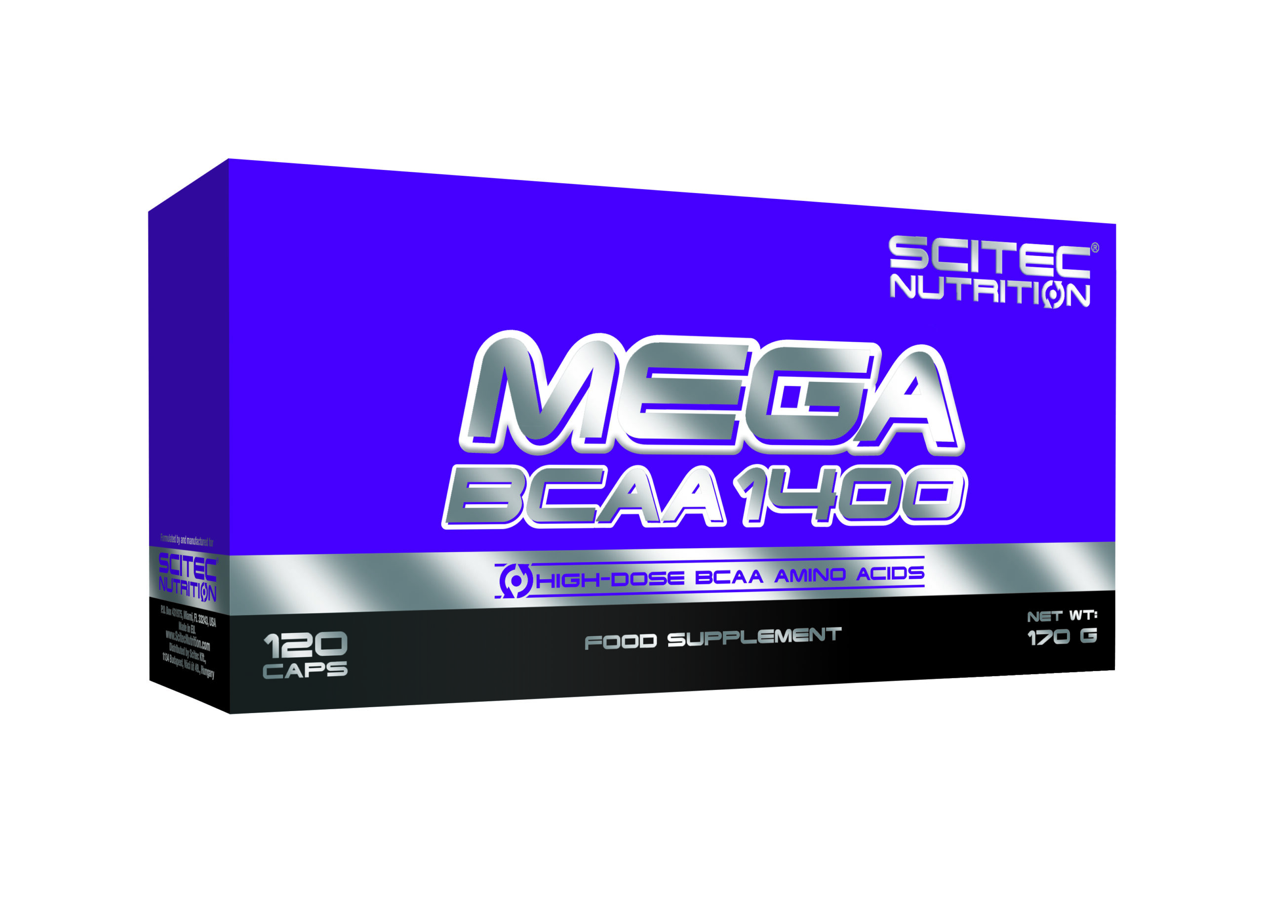 Scitec Mega BCAA 1400 120 kap. Scitec