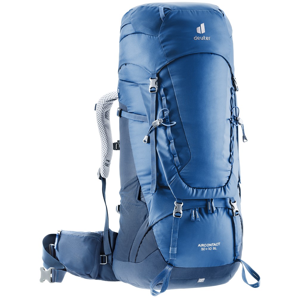 Expedíciós hátizsák Deuter Aircontact 50 + 10 SL  acél-éjfél Deuter