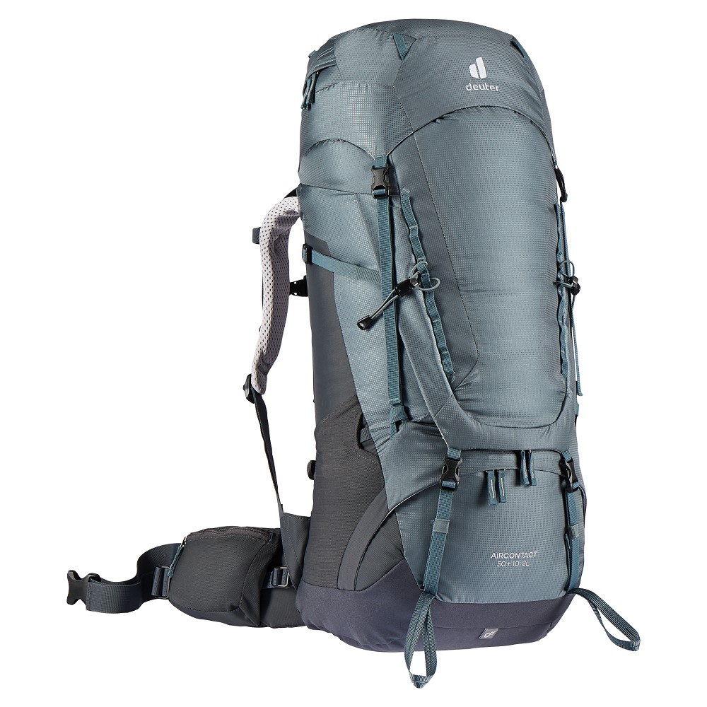 Expedíciós hátizsák Deuter Aircontact 50 + 10 SL  agyagpala-grafit Deuter