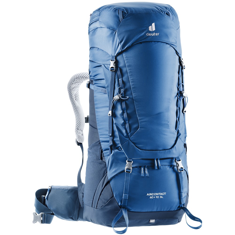 Expedíciós hátizsák Deuter Aircontact 60 + 10 SL  acél-éjfél Deuter