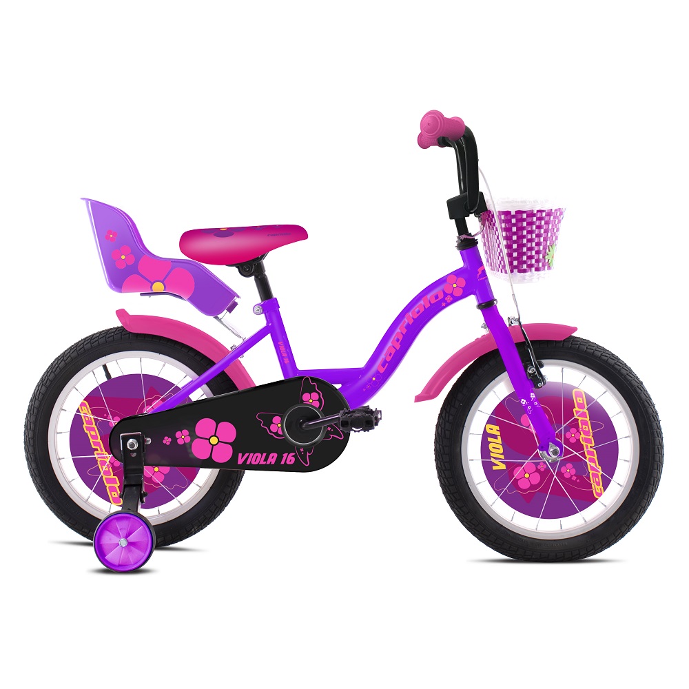Gyerek kerékpár Capriolo Viola 16" - modell 2020  lila Capriolo