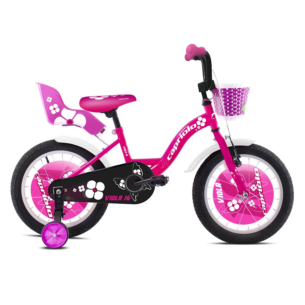 Gyerek kerékpár Capriolo Viola 16" - modell 2020  rózsaszín Capriolo