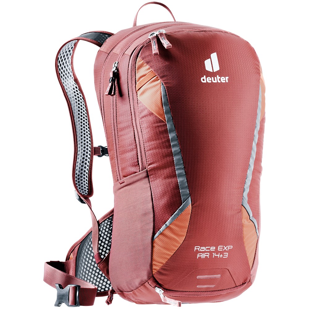 Kerékpáros hátizsák Deuter Race EXP Air  vörösfenyő-paprika Deuter