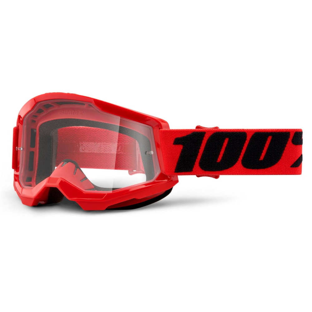 Motocorss szemüveg 100% Strata 2  piros