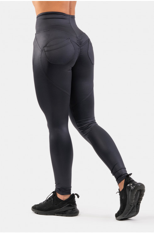 Nebbia Glossy Look Bubble Butt leggings magas derékkal 586  M Nebbia