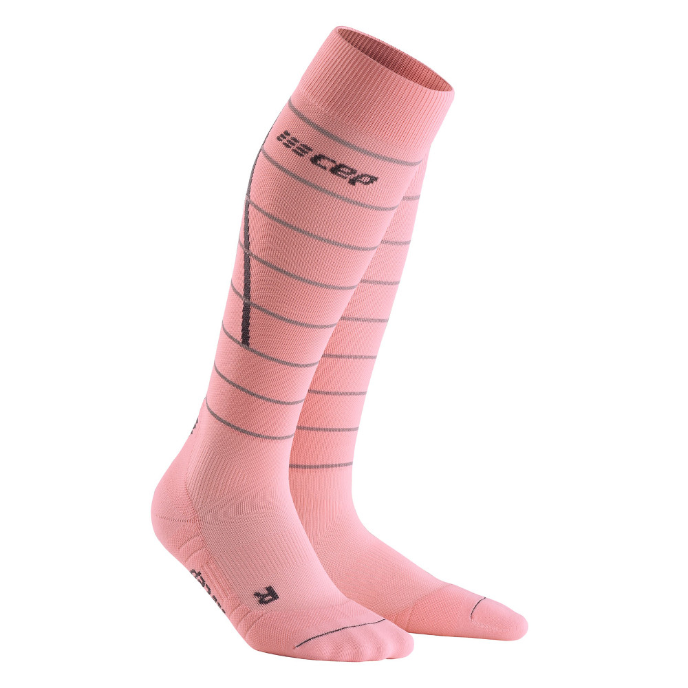 Női kompressziós zokni CEP Reflective  rózsaszín  II Cep