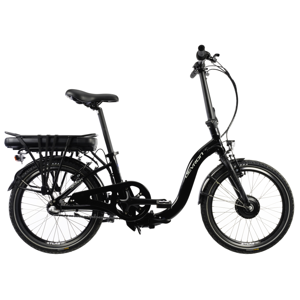 Összecsukható elektromos kerékpár Devron 20122 20"  Fekete Fényes Devron