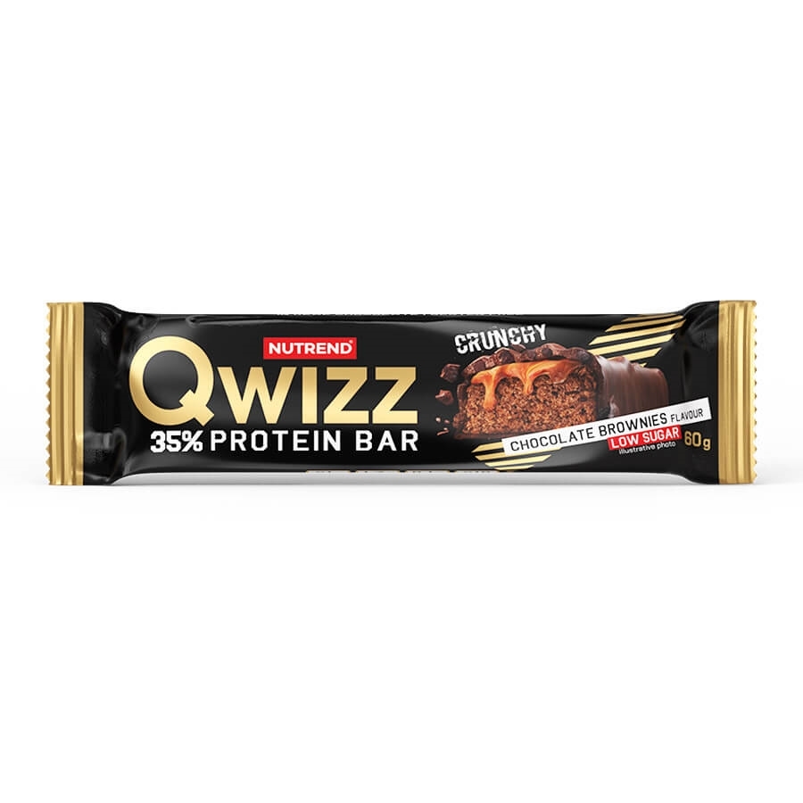 Protein szelet Nutrend Qwizz Protein Bar 60g  csokoládé brownies Nutrend