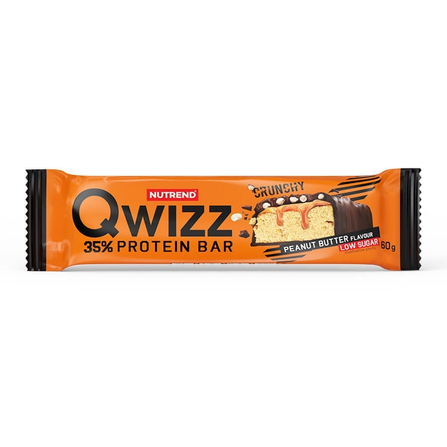 Protein szelet Nutrend Qwizz Protein Bar 60g  mogyoróvaj Nutrend