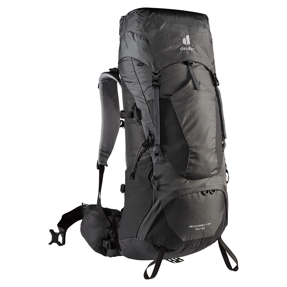 Túra hátizsák Deuter Aircontact Lite 40 + 10  grafit-fekete Deuter