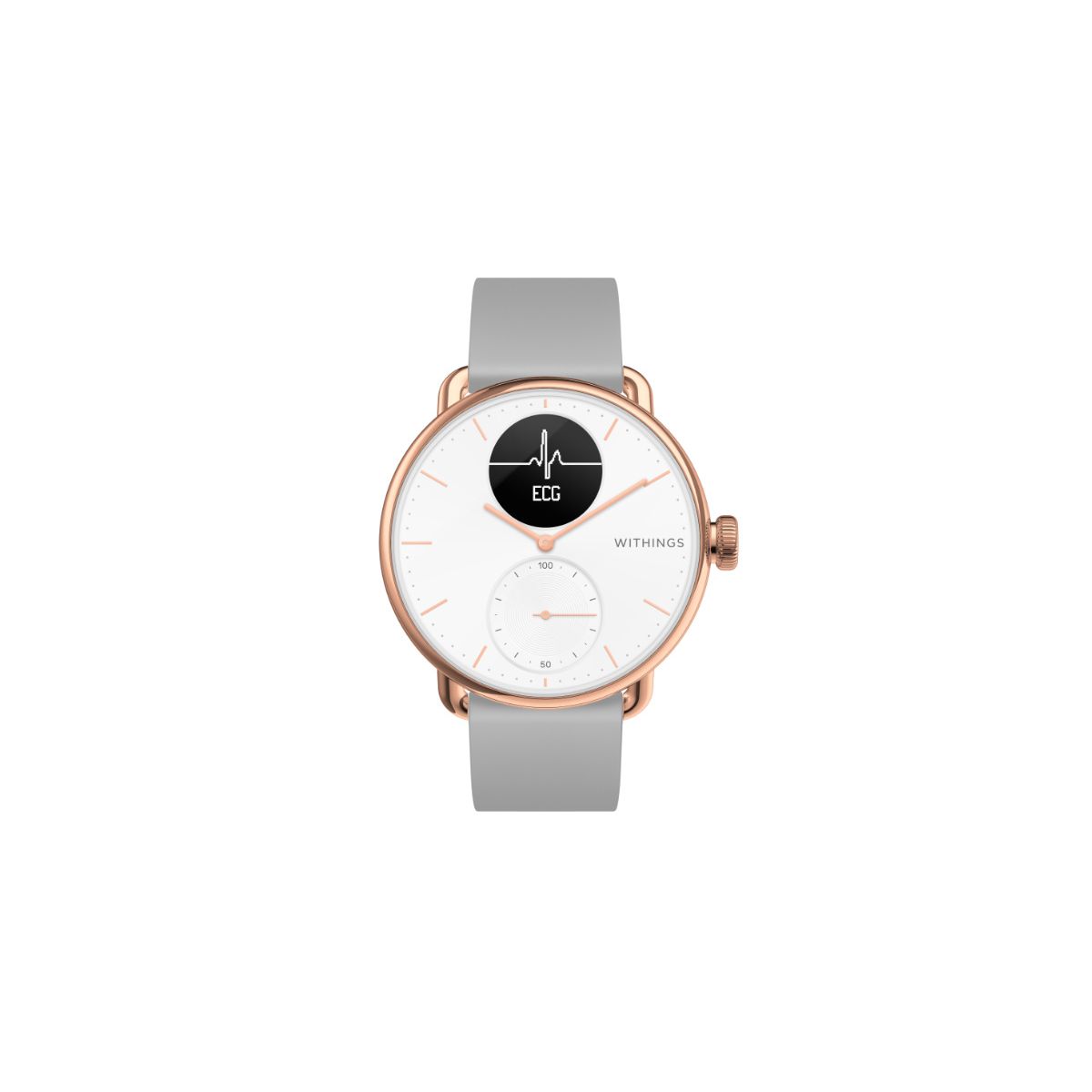 Withings Scanwatch 38 mm okosóra  Rose Gold Withings