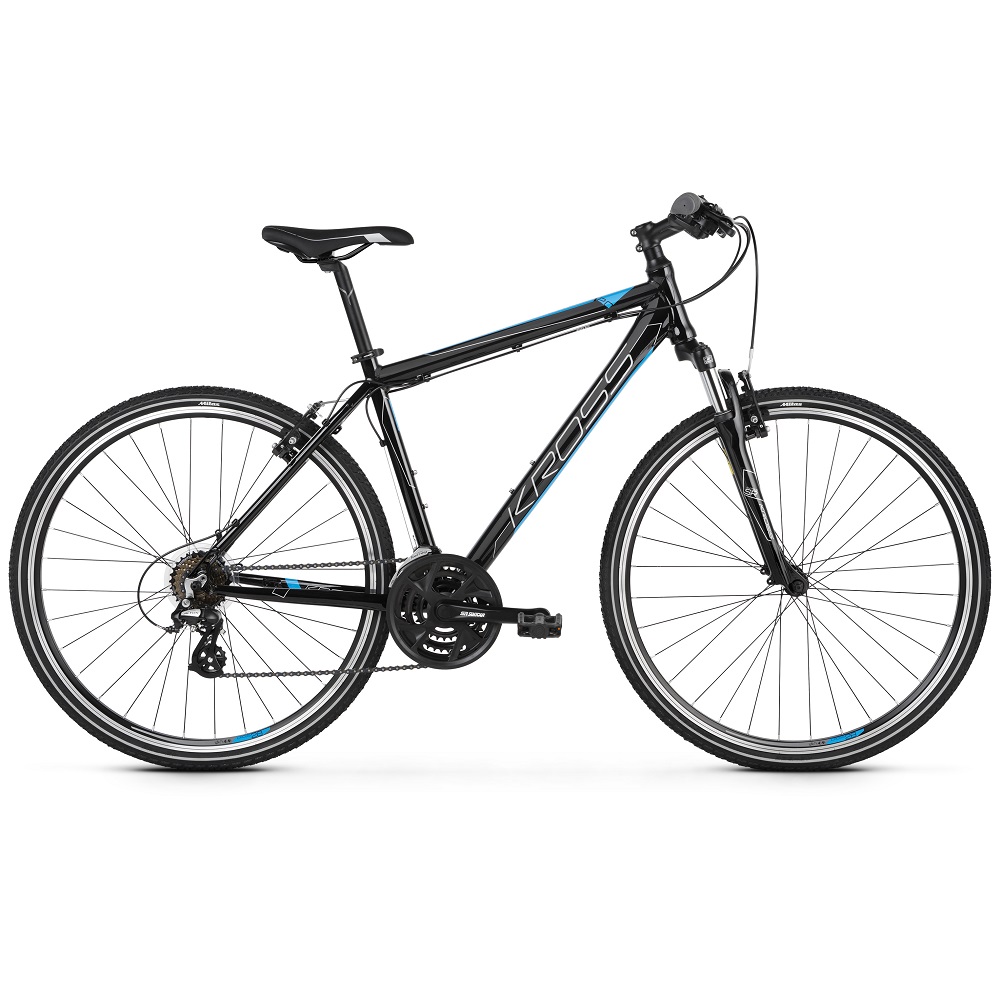 Cross kerékpár Kross Evado 2.0 28"  fekete-kék  XL (23") Kross