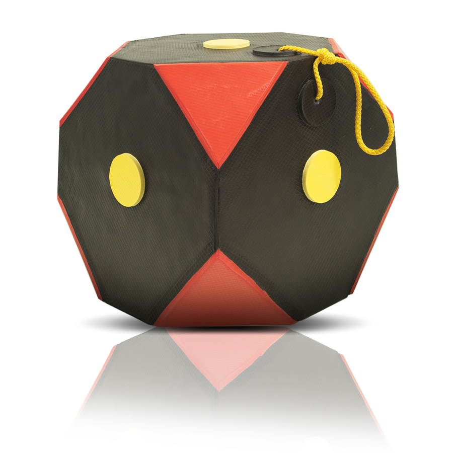 Felakasztható kocka céltábla Yate Cube Polimix 30x30x30cm Yate