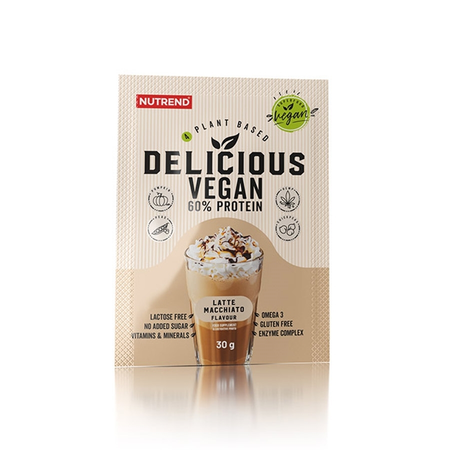 Koktél Nutrend Delicious Vegan Protein 450g  latte macchiato Nutrend