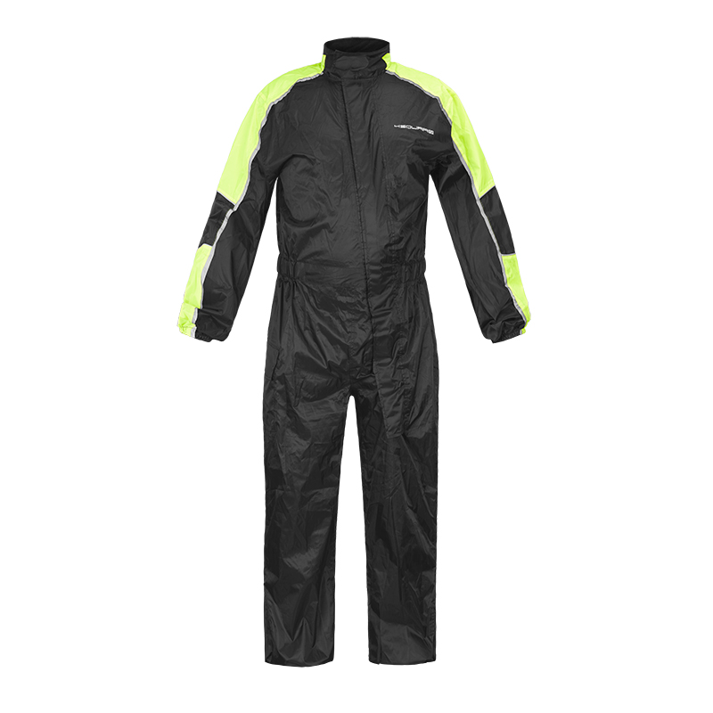 Motoros esőkabát NOX/4SQUARE Safety  fekete-fluor sárga  3XL Nox