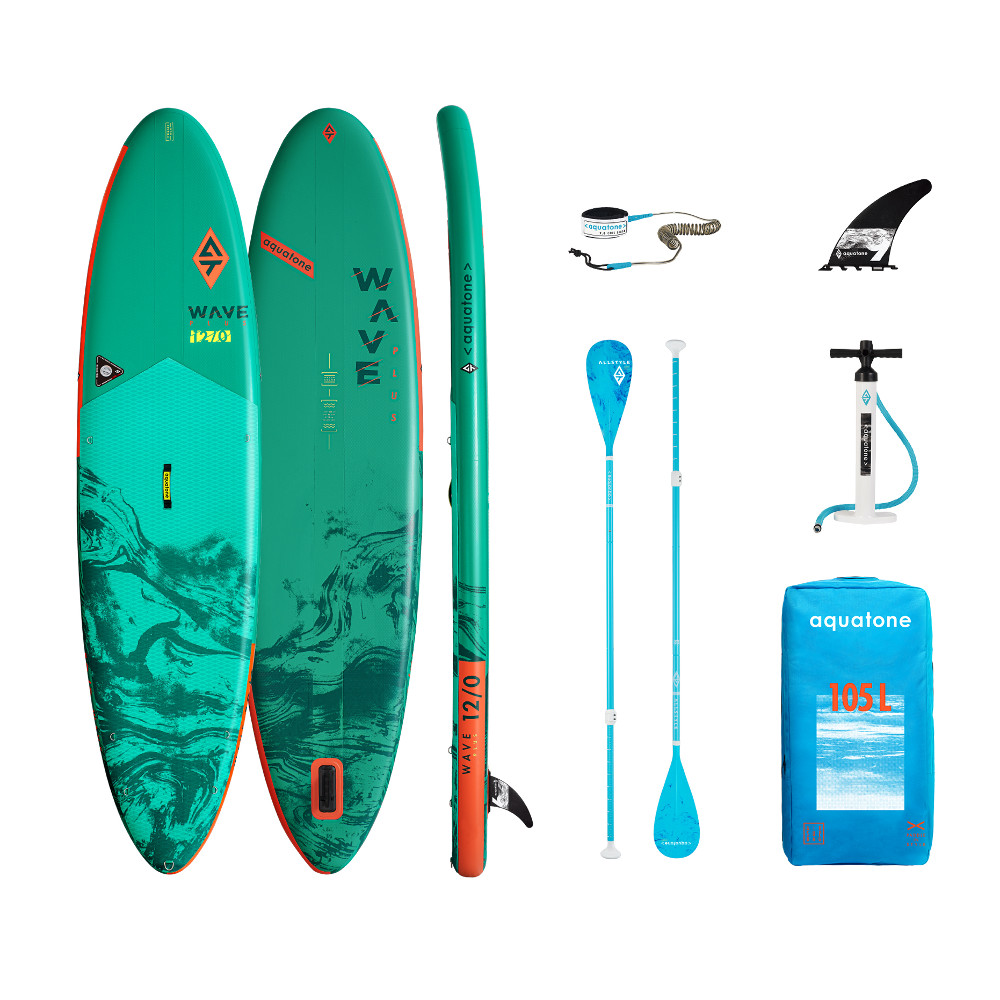 Paddleboard kiegészítőkkel Aquatone Wave Plus 12'0" Aquatone