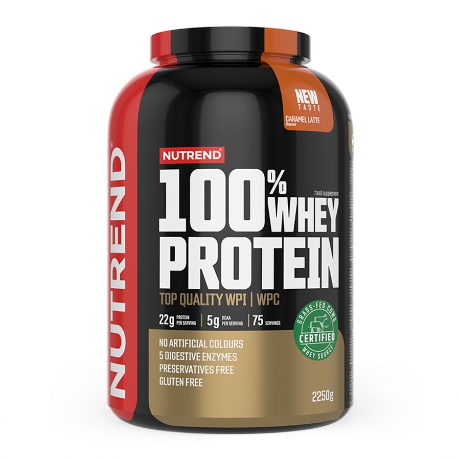 Por koncentrátum Nutrend 100% WHEY Protein 2250g Nutrend