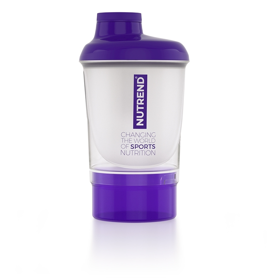 Shaker Nutrend adagolóval 300 ml  lila Nutrend