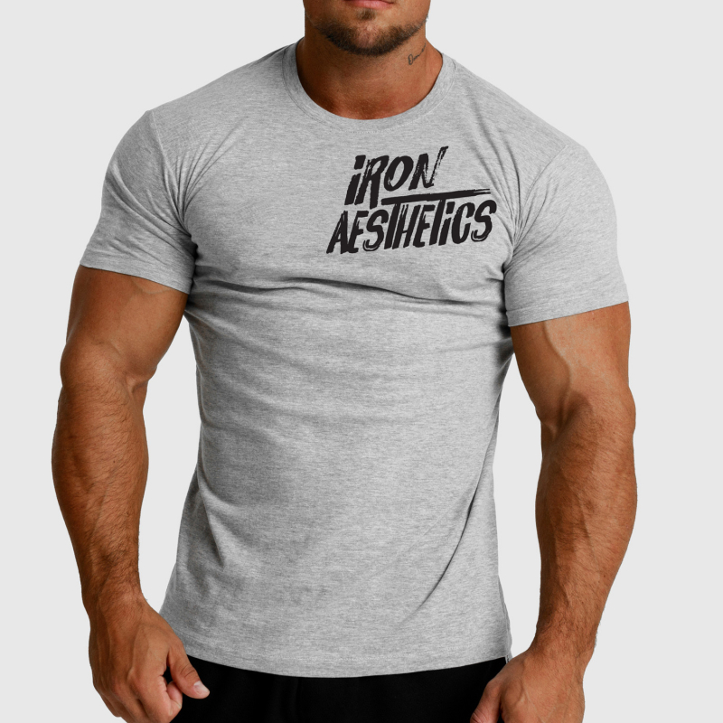 Férfi fitness póló Iron Aesthetics Splash